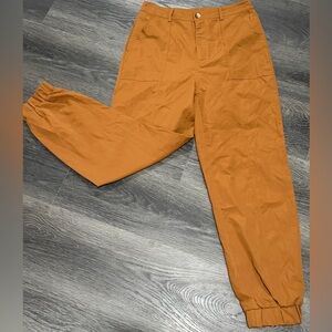 Stylish Orange Jogger Pants